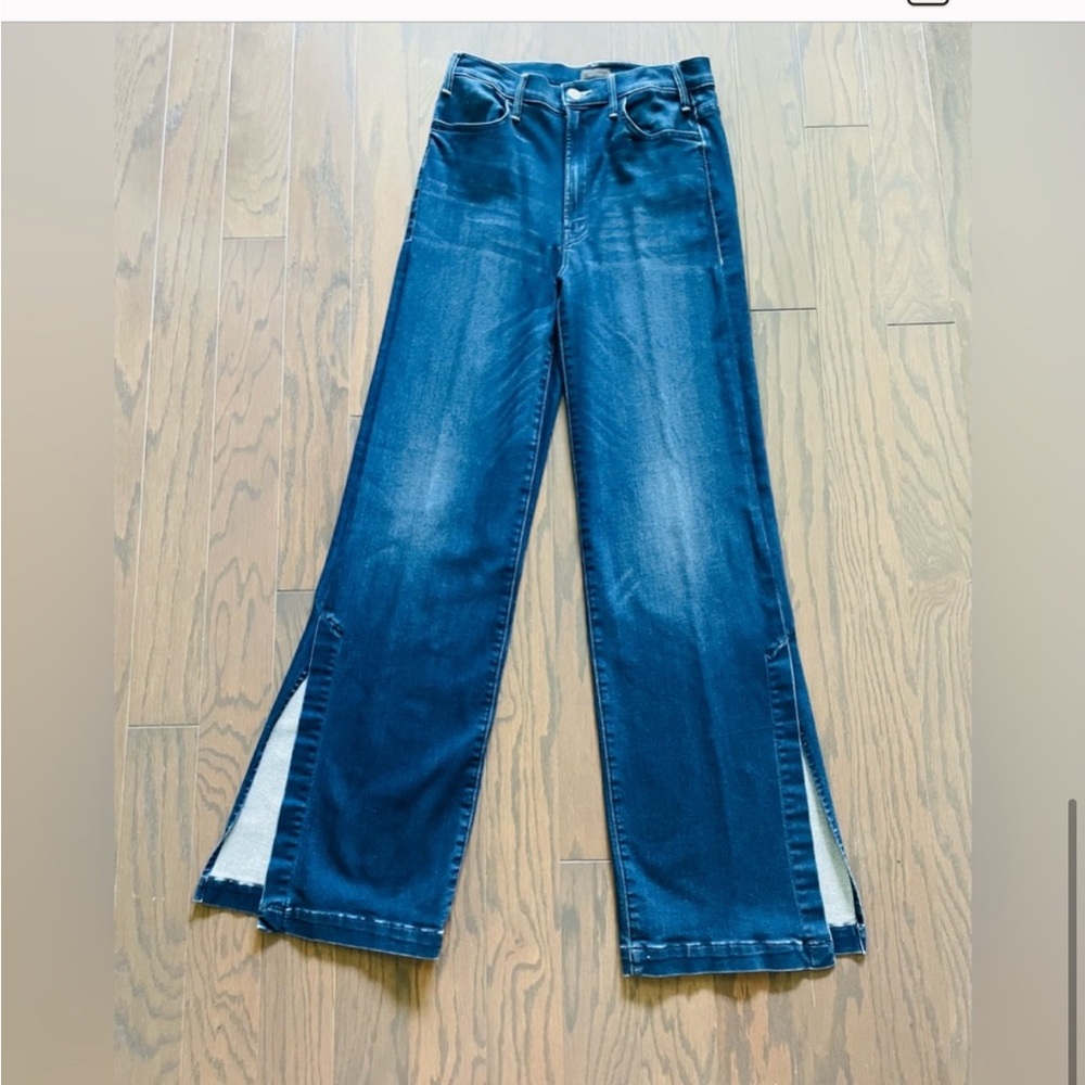 MOTHER The Hustler Sidewinder High Rise Jeans in Tongue In Chic Size 28 - Picture 4 of 10